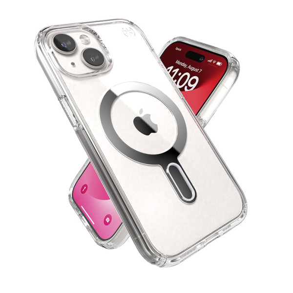 Etui Do iPhone 15 / iPhone 14 / iPhone 13 Speck Presidio Perfect-Clear Clicklock & MagSafe Przezroczysty
