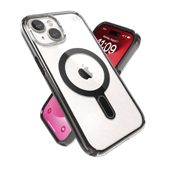 Etui Do iPhone 15 / iPhone 14 / iPhone 13 Speck Presidio Perfect-Clear Clicklock & MagSafe Przezroczysty
