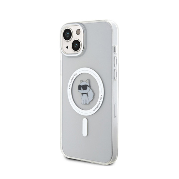 Etui Do iPhone 15 Plus Karl Lagerfeld Iml Choupette MagSafe Przezroczysty