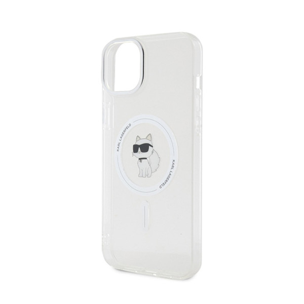 Etui Do iPhone 15 Plus Karl Lagerfeld Iml Choupette MagSafe Przezroczysty
