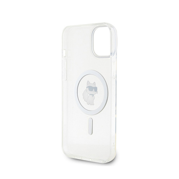 Etui Do iPhone 15 Plus Karl Lagerfeld Iml Choupette MagSafe Przezroczysty