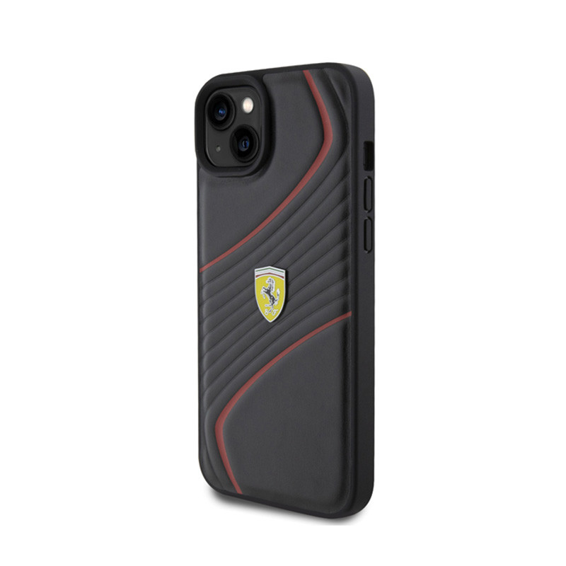 Etui Do iPhone 15 Plus Ferrari Twist Metal Logo...