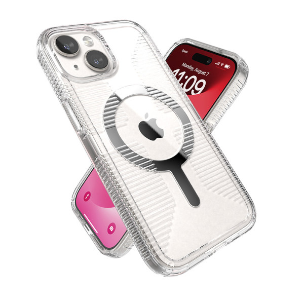 Etui Do iPhone 15 / iPhone 14 / iPhone 13 Speck Gemshell Grip + MagSafe Przezroczysty