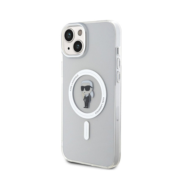 Etui Do iPhone 15 Plus Karl Lagerfeld Iml Ikonik MagSafe Przezroczysty