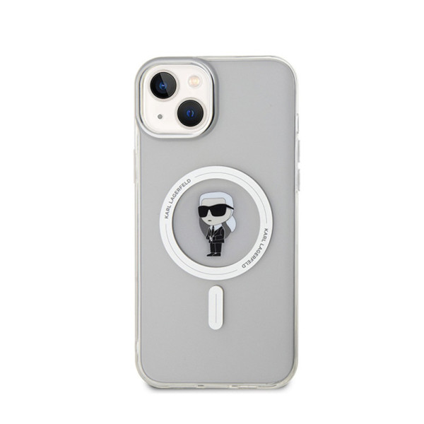 Etui Do iPhone 15 Plus Karl Lagerfeld Iml Ikonik MagSafe Przezroczysty