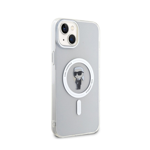 Etui Do iPhone 15 Plus Karl Lagerfeld Iml Ikonik MagSafe Przezroczysty