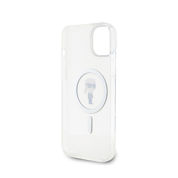 Etui Do iPhone 15 Plus Karl Lagerfeld Iml Ikonik MagSafe Przezroczysty