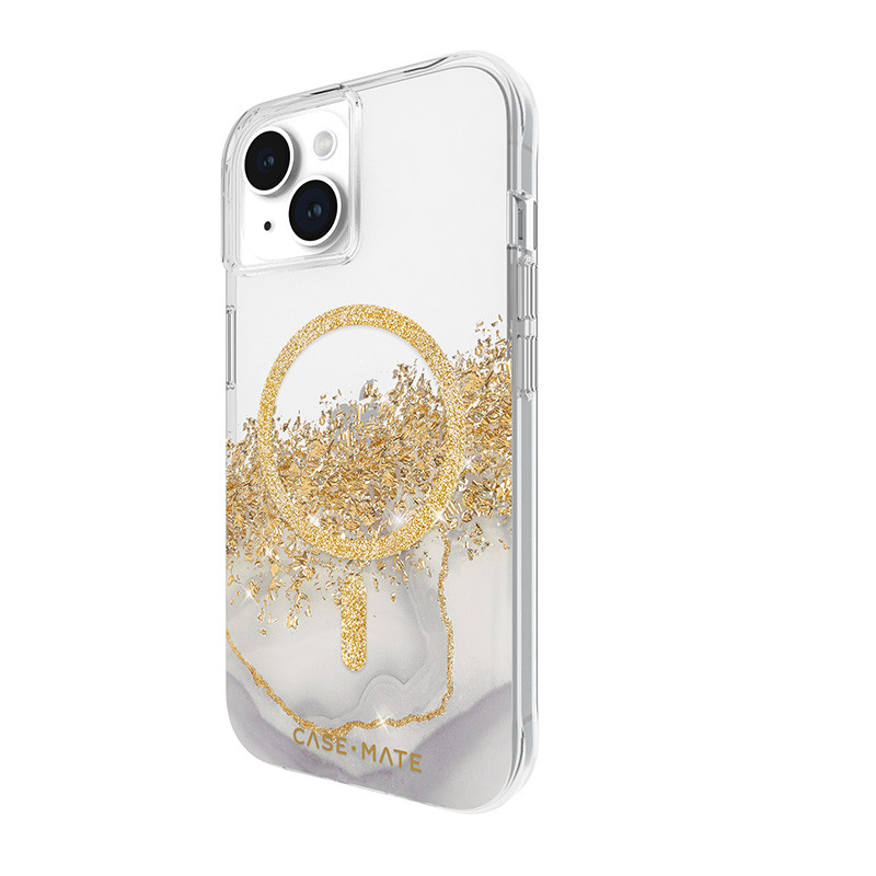 Etui Do iPhone 15 Zdobione Złotem Case-Mate...