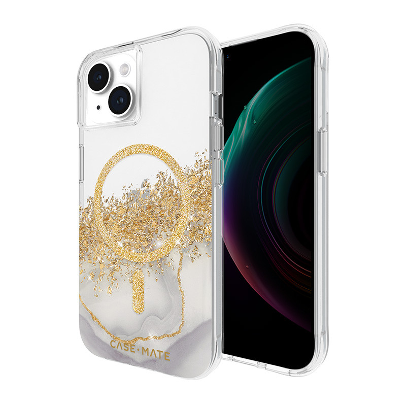 Etui Do iPhone 15 Zdobione Złotem Case-Mate...