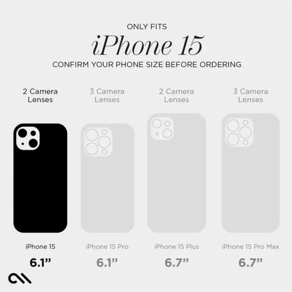 Etui Do iPhone 15 Zdobione Złotem Case-Mate Karat MagSafe Przezrpczysty