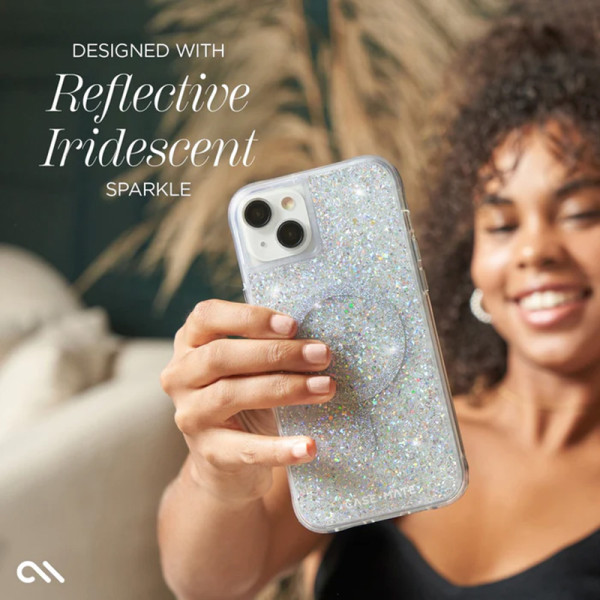 Etui Do iPhone 15 Case-Mate Twinkle MagSafe Przezroczysty