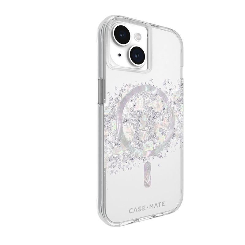 Etui Do iPhone 15 Zdobione Masą Perłową...