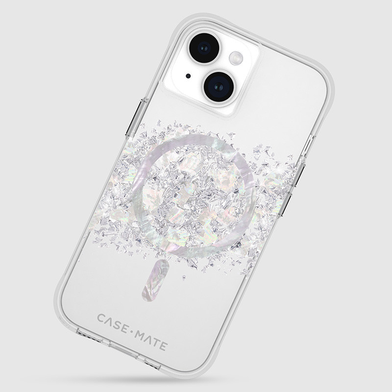 Etui Do iPhone 15 Zdobione Masą Perłową...