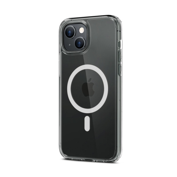 Etui Do iPhone 15 MagSafe Crong Clear Mag Cover Przezroczysty