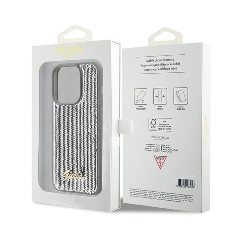 Etui Do iPhone 15 Pro Max Guess Sequin Script...