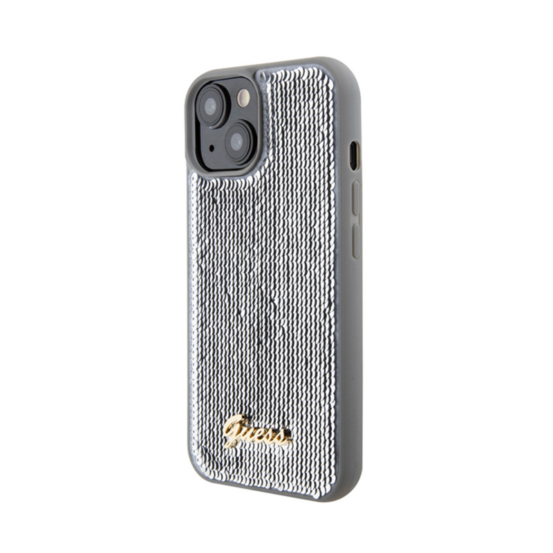 Etui Do iPhone 15 Guess Sequin Script Metal...