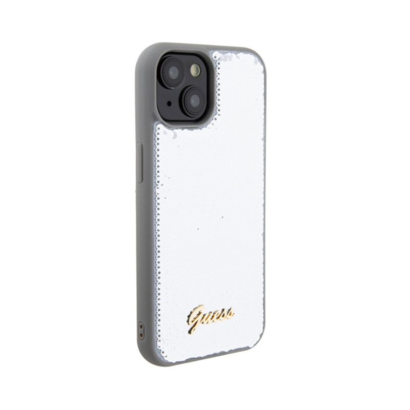 Etui Do iPhone 15 Guess Sequin Script Metal...