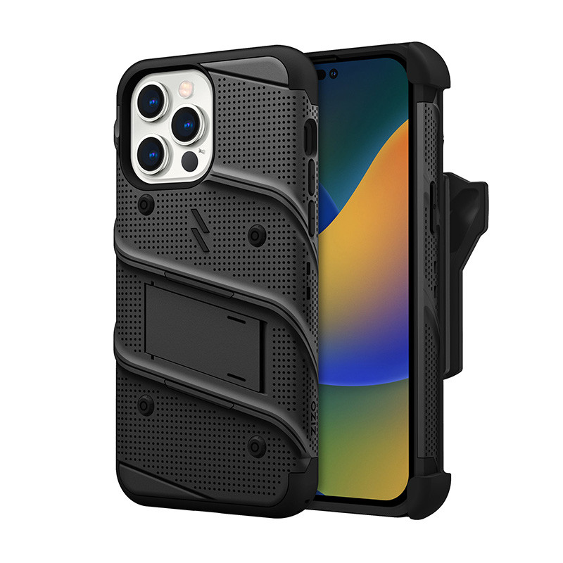 Etui Pancerne Do iPhone 14 Pro Max Ze Szkłem 9H...