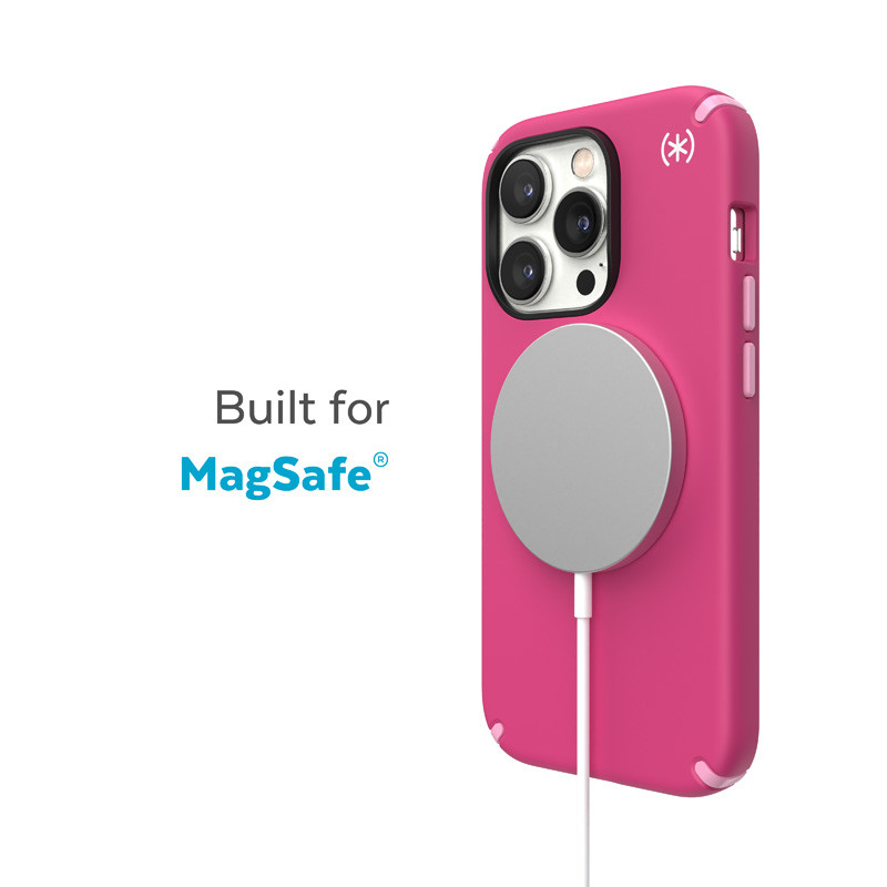 Etui Antybakteryjne Do iPhone 14 Pro Max Speck Presidio2 Pro MagSafe Różowy