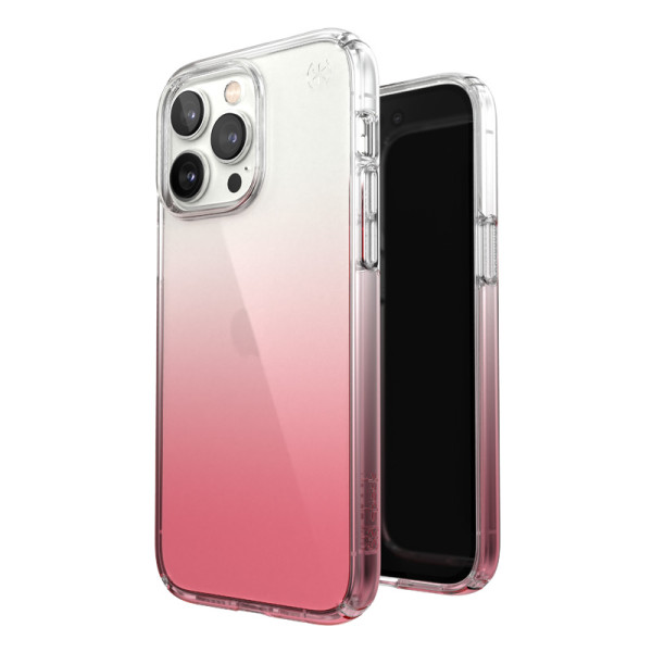 Etui Do iPhone 14 Pro Max Z Powłoką Microban Speck Presidio Perfect-Clear + Ombre Przezroczysty