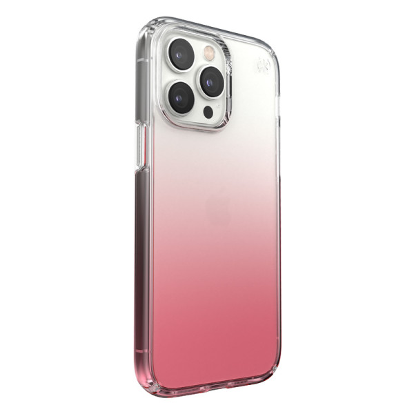 Etui Do iPhone 14 Pro Max Z Powłoką Microban Speck Presidio Perfect-Clear + Ombre Przezroczysty