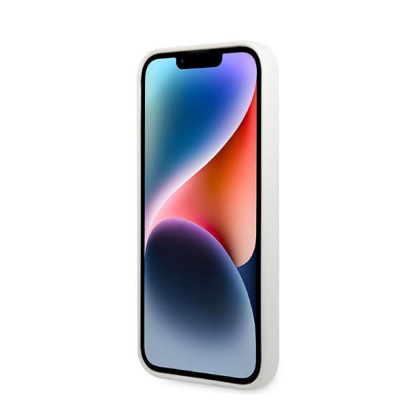 Etui Do iPhone 14 Pro Max Karl Lagerfeld Silicone NFT Ikonik Biały