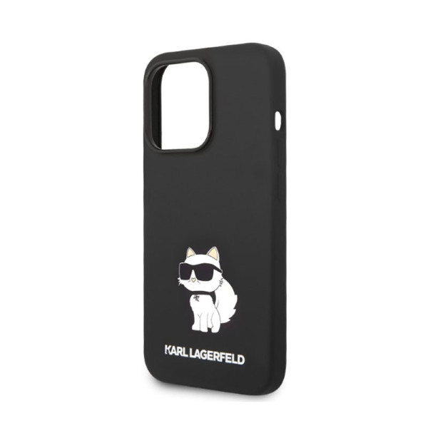 Etui Do iPhone 14 Pro Max Karl Lagerfeld Silicone NFT Choupette Czarny