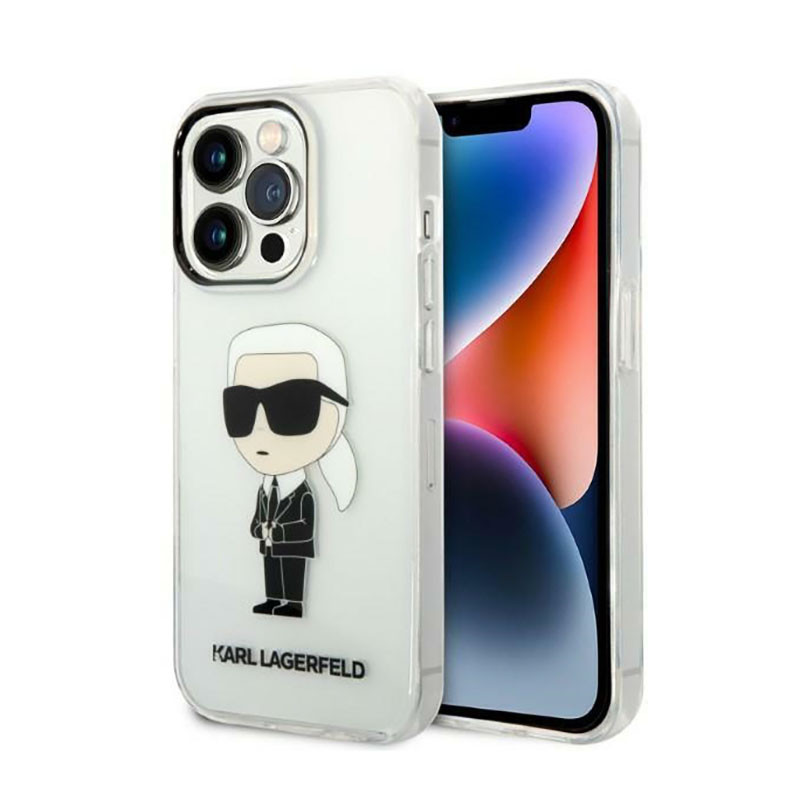 Etui Do iPhone 14 Pro Max Karl Lagerfeld Iml NFT Ikonik Przezroczysty