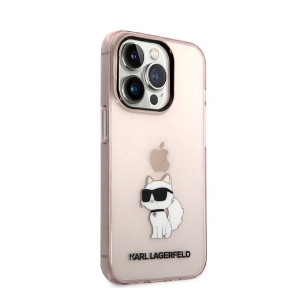 Etui Do iPhone 14 Pro Max Karl Lagerfeld Iml NFT Choupette Różowy