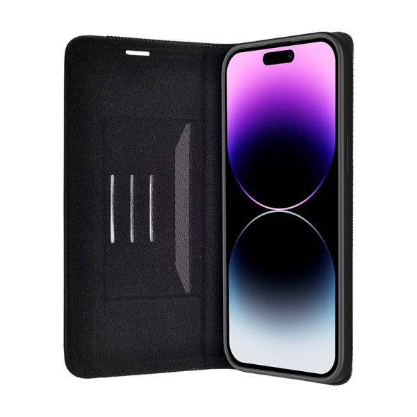 Etui Z Klapką Do iPhone 14 Pro Max PureGear Wallet Series Czarny