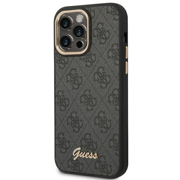 Etui Do iPhone 14 Pro Max Guess 4G Metal Camera Outline Case Czarny