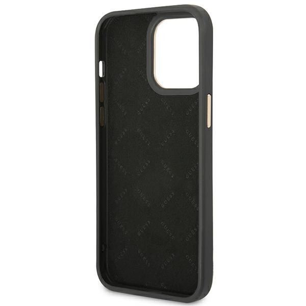 Etui Do iPhone 14 Pro Max Guess 4G Metal Camera Outline Case Czarny