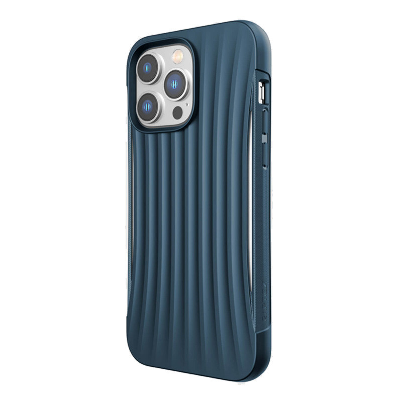 Etui Biodegradowalne Do iPhone 14 Pro Max ( Drop-Tested 3M ) X-Doria Raptic Clutch Niebieski