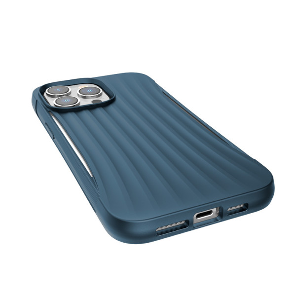 Etui Biodegradowalne Do iPhone 14 Pro Max ( Drop-Tested 3M ) X-Doria Raptic Clutch Niebieski