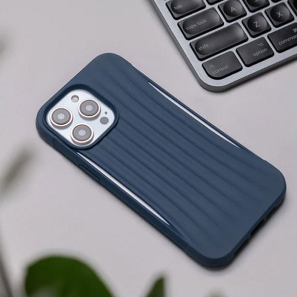 Etui Biodegradowalne Do iPhone 14 Pro Max ( Drop-Tested 3M ) X-Doria Raptic Clutch Niebieski