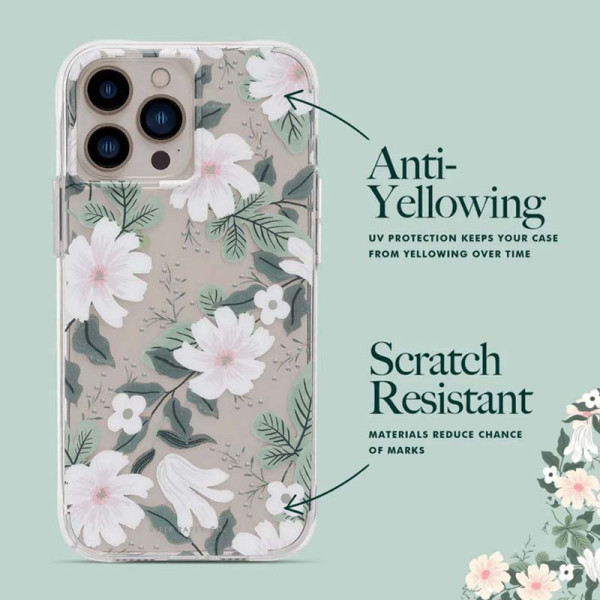 Etui Do iPhone 14 Pro Max Rifle Paper Clear Przezroczysty