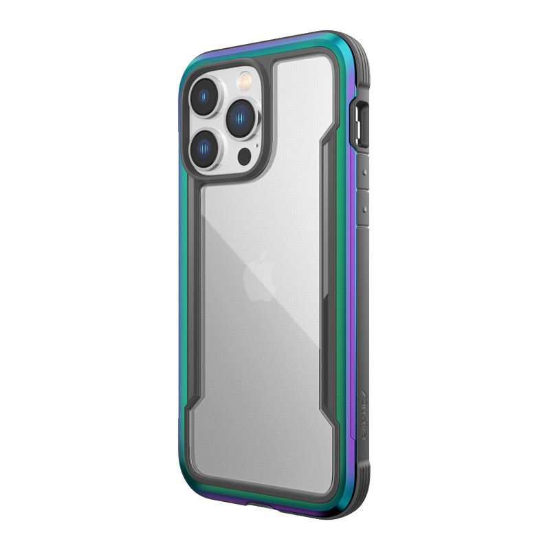 Etui Aluminiowe Do iPhone 14 Pro Max ( Drop-Tested 3M ) X-Doria Raptic Shield Przezroczysty