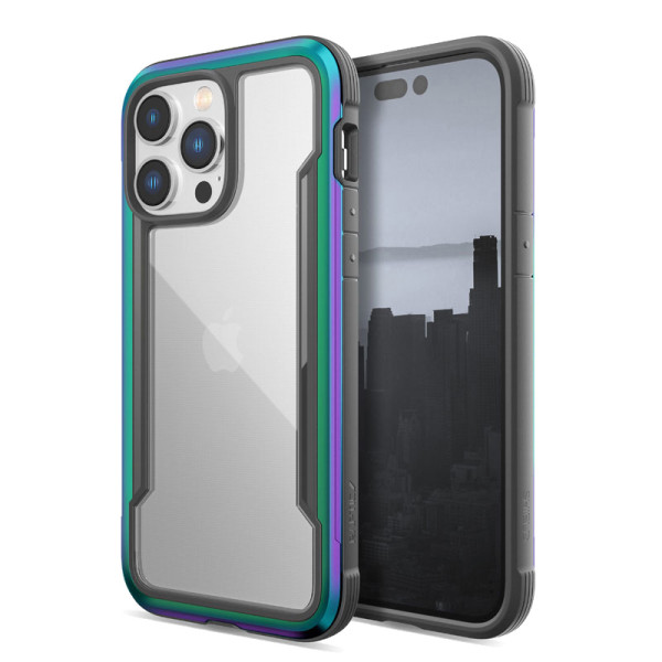 Etui Aluminiowe Do iPhone 14 Pro Max ( Drop-Tested 3M ) X-Doria Raptic Shield Przezroczysty