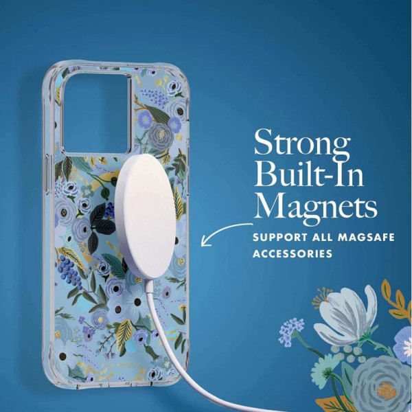 Etui Do iPhone 14 Pro Max Rifle Paper Clear MagSafe Przezroczysty