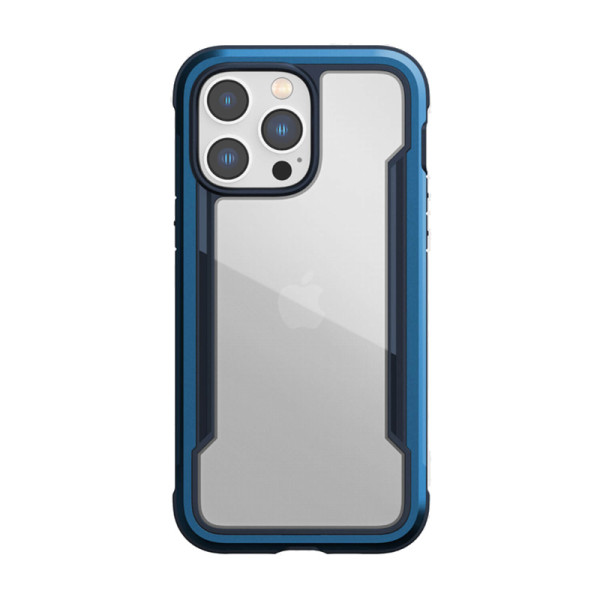 Etui Aluminiowe Do iPhone 14 Pro Max ( Drop-Tested 3M ) X-Doria Raptic Shield Niebieski