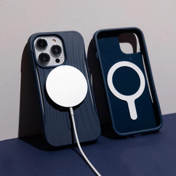 Etui Biodegradowalne Do iPhone 14 Pro Max ( Drop-Tested 3M ) X-Doria Raptic Clutch MagSafe Niebieski