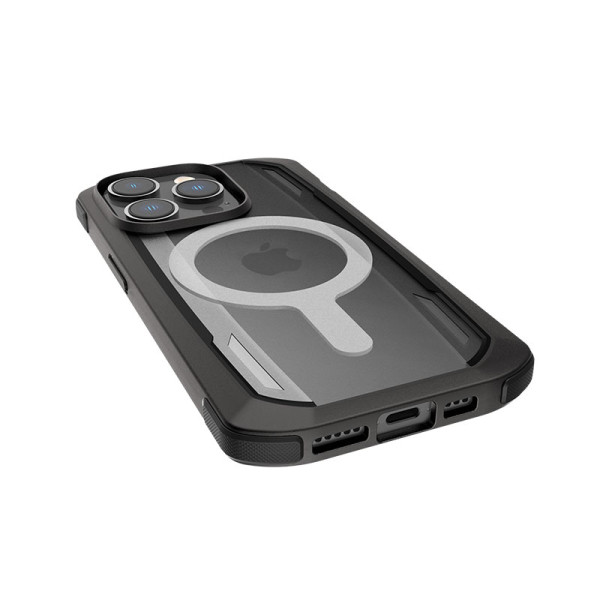 Etui Biodegradowalne Do iPhone 14 Pro Max ( Drop-Tested 4M ) X-Doria Raptic Secure MagSafe Czarny