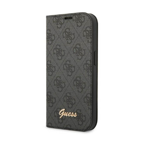 Etui Do iPhone 14 Pro Max Guess 4G Metal Camera Outline Booktype Case Czarny
