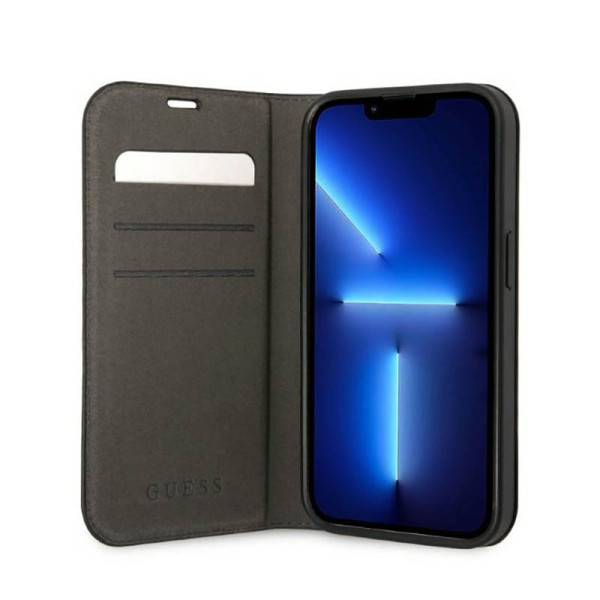 Etui Do iPhone 14 Pro Max Guess 4G Metal Camera Outline Booktype Case Czarny