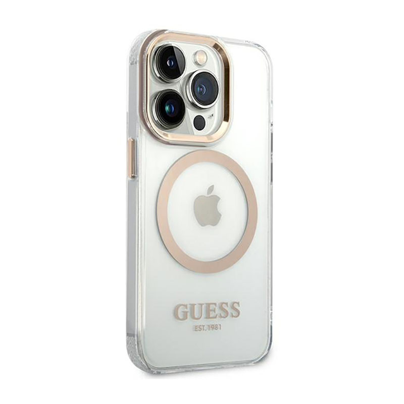 Etui Do iPhone 14 Pro Max Guess Metal Outline...