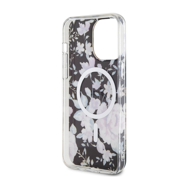 Etui Do iPhone 14 Pro Max Guess Flower MagSafe...