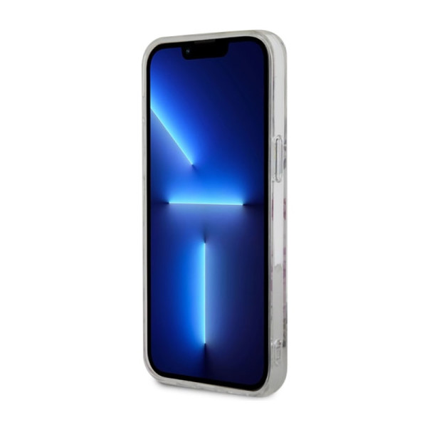 Etui Do iPhone 14 Pro Max Guess Flower MagSafe Przezroczysty