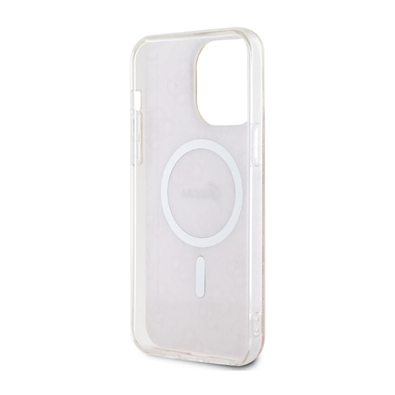 Etui Do iPhone 14 Pro Max Guess 4G MagSafe Różowy