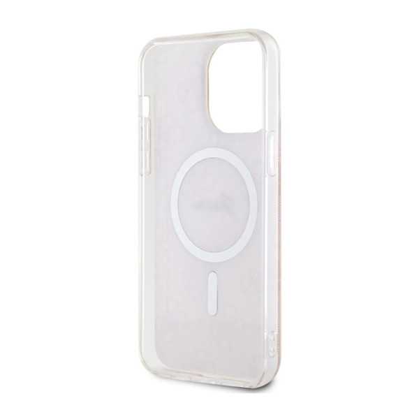 Etui Do iPhone 14 Pro Max Guess 4G MagSafe Różowy