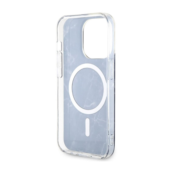 Etui Do iPhone 14 Pro Max Guess Marble MagSafe Czarny